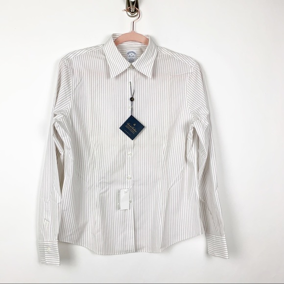 Brooks Brothers Tops - NWT Brooks Brothers Non-Iron Stretch Shirt #4884